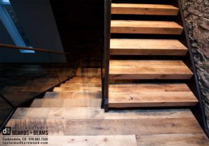 Reclaimed Oak flooring with 25% original surface textrure photo